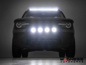 Ford Bronco Sport Front Bull Bar w/ 20" Chrome Series LED Light Bar